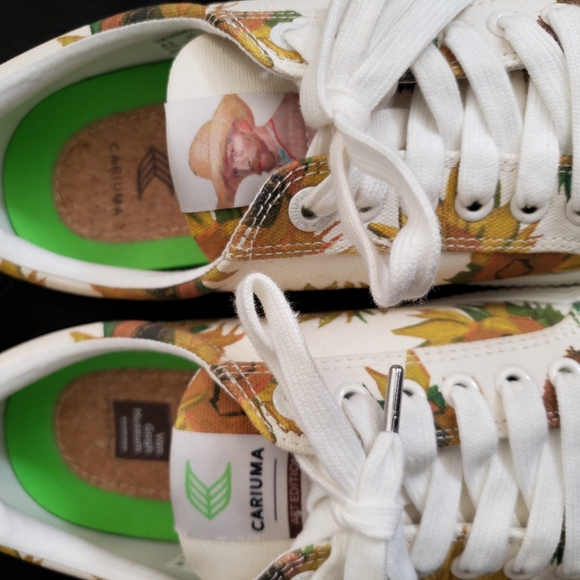 Cariuma x Vincent van Gogh Sunflowers Limited Edition Sneaker 8.5 Men 10 Women - Picture 8 of 14